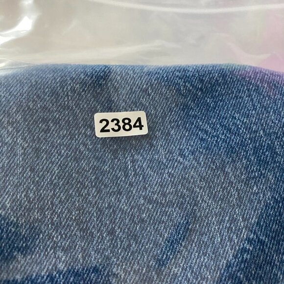 Good American Good Vintage Distressed High Rise Jeans Womens 0/25 Blue NWT - Picture 9 of 9